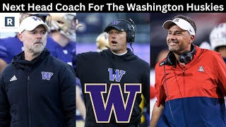 Washington Huskies Football Head Coach Candidates [upl. by Urina]