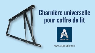 Argomaniz  Charnière universelle pour coffre de lit [upl. by Cleveland]