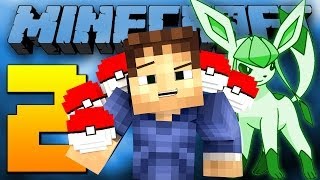 GREEN GLACEON DESTRUCTION Minecraft Pixelmon PIXELMON ISLAND ADVENTURE 2 [upl. by Alhan]