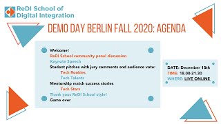 ReDI School Berlin Demo Day Fall 2020 [upl. by Tunnell]