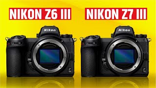 Nikon Z6 III vs Nikon Z7 III  Camera of the Year 2024 [upl. by Ambrosane98]