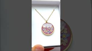 Real flower jewellery making  DIY Resin Crafts handmadejewelry uvresin jewelrymakingathome [upl. by Niple650]