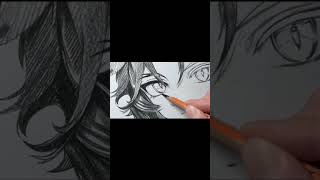 Karakalem Çizdiğim Resmi Boyama drawing karakalem çizim anime sanat art karakalemcizim draw [upl. by Ballou]