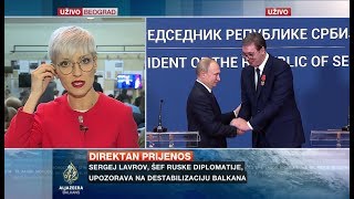 Glušac o glavnim porukama Vučića i Putina iz Beograda [upl. by Rubma]