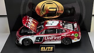 REVIEW ELITE Premiere Chase Elliott 2024 UniFirst  HMS 40th Anniv 124 Nascar Diecast [upl. by Jeraldine149]