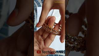 Unboxing Violet stoned Bangle  Techiebuzer unboxing bangles [upl. by Decca]