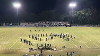 Eustis High School Marching Band halftime performance vs Mt Dora 1025224 [upl. by Ahders]