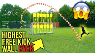 WORLD’S HIGHEST FREE KICK WALL CHALLENGE 😱  F2Freestylers  Billy Wingrove amp Jeremy Lynch [upl. by Aryc]