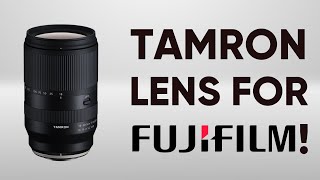 Tamron Releases Lens for Fujifilm [upl. by Tim]