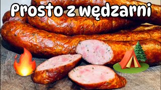 Kiełbasa BIWAKOWA prosto z wędzarni🏕️🔥 [upl. by Oliver875]