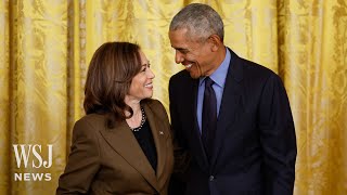 Watch Barack and Michelle Obama Endorse Kamala Harris for President  WSJ News [upl. by Lebasile]