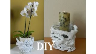 DIYDekoration aus Holzästen  super easy branch vase [upl. by Abehsile]