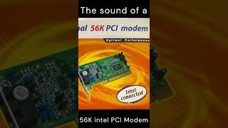 What does a 56K PCI intel Modem sound like shorts [upl. by Amol]