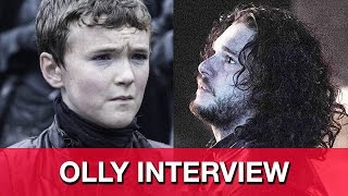 GAME OF THRONES Brenock OConnor Olly Interview [upl. by Orola]