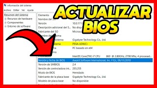 ✅COMO ACTUALIZAR LA BIOS DE MI PC [upl. by Obaza874]