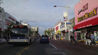 Driving from Kew Gardens to Jamaica Estates in QueensNew York [upl. by Nyliuqcaj]