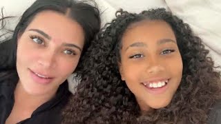 Kim Kardashian and North West Lip Sync to Kanye West [upl. by Maurizio]