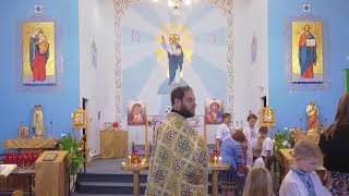 Divine Liturgy  24th Sunday after Pentecost First Solemn Communion Celebration [upl. by Vod]