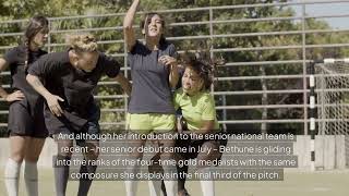 Croix Bethune created NWSL history Now she is ready for the Olympics [upl. by Ewart381]