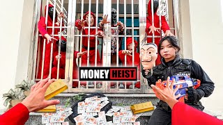 PARKOUR VS MONEY HEIST BAD GUYS No ESCAPE Boss Chase Ends Here LIVE ACTION PARKOUR POV 2024 [upl. by Nawud784]