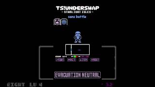 sans Fight  Evacuation Neutral  TSUnderSwap [upl. by Tsenrae]