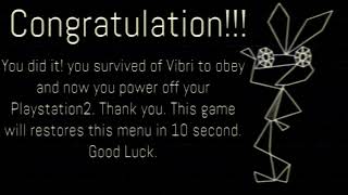 VIB Ribbon antipiracy screen good ending [upl. by Lebbie996]