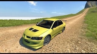 BeamNGDrive Mod  Mitsubishi Evo VIII [upl. by Ahcurb779]