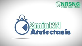 Atelectasis  2minRN  Nursing Care for NCLEX [upl. by Ahsiuqal]