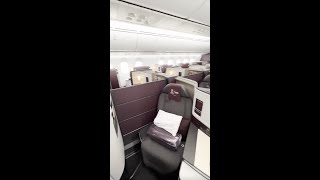 Qatar Airways BUSINESS CLASS cabin comparison ✈️ shorts [upl. by Tsai]