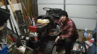 How I installed a winch on a mud mower [upl. by Pittman]