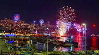 New Years Eve in Madeira 2021 2022  Show of Fireworks from Pestana CR7 [upl. by Shem]