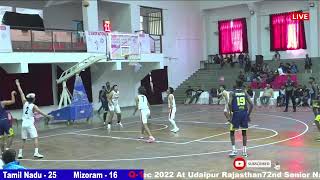 Mizoram vs Tamil Nadu 72nd Senior Men National Basketball Championship [upl. by Stephania]