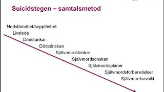 Riskbedömning del 12 suicid [upl. by Signe]