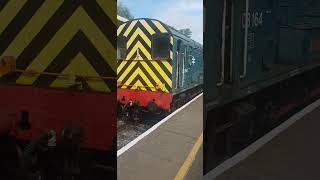 08 shunter at bury 140924 trainspotting [upl. by Adnahs]