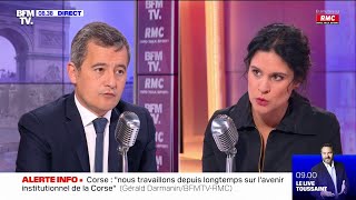 Lintégrale de linterview de Gérald Darmanin face à Apolline de Malherbe sur RMC et BFMTV [upl. by Assirolc]