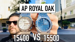 Audemars Piguet Royal Oak 15500 vs15400  Can You Spot The Difference [upl. by Nelaf945]