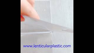 035mm 100 lpi lenticular plastic sheet PET material 3d lenticular lens foils without adhesive [upl. by Athena]