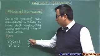 FRACCIONES ALGEBRAICAS EQUIVALENTESCONCEPTO Y EJEMPLOS [upl. by Ardnekan]