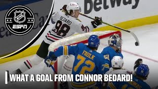 Connor Bedard scores Michigan goal 😱  NHL on ESPN [upl. by Silma]