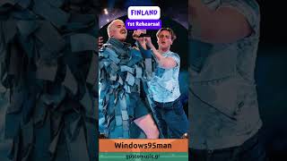 Eurovision 2024  First rehearsal of Finland and Windows95man [upl. by Yretsym468]