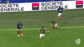 France vs South Africa  QuarterFinal  Full Match  Rugby World Cup 2023 Camera  right gate [upl. by Tergram]