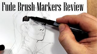 Fude Brush Markers Review [upl. by Anassor]