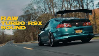 RAW Turbo K20 RSX Sound in the Mountains  HALCYON 4K [upl. by Varian348]