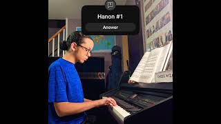 Piano daily practice Hanon 1 shorts drasweet1 👈 christytsangmusic [upl. by Grimaud394]