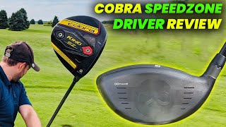 High Handicapper Golf Driver Cobra Speedzone Driver Review  Distance Forgiveness [upl. by Debo]