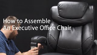 How to Assemble a Big amp Tall Executive Office Chair [upl. by Ahtiekahs591]