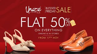 Unze London Blessed Friday Sale  Flat 50 OFF On Entire Stock [upl. by Caterina]