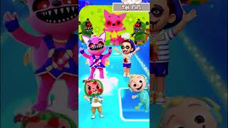 Pink Fong EXE Takes on Coco Melon EXE in EPIC Coffin Dance Showdown viral song trending shorts [upl. by Uah]