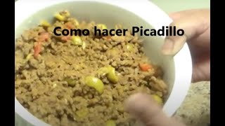 Como hacer carne MolidaPicadillo 0 Guisada para rellenos de papaalcapurriaspastelillos [upl. by Fritze522]