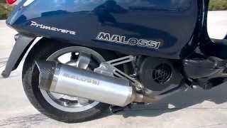 Vespa Primavera Malossi 180cc acceleration [upl. by Lothario640]